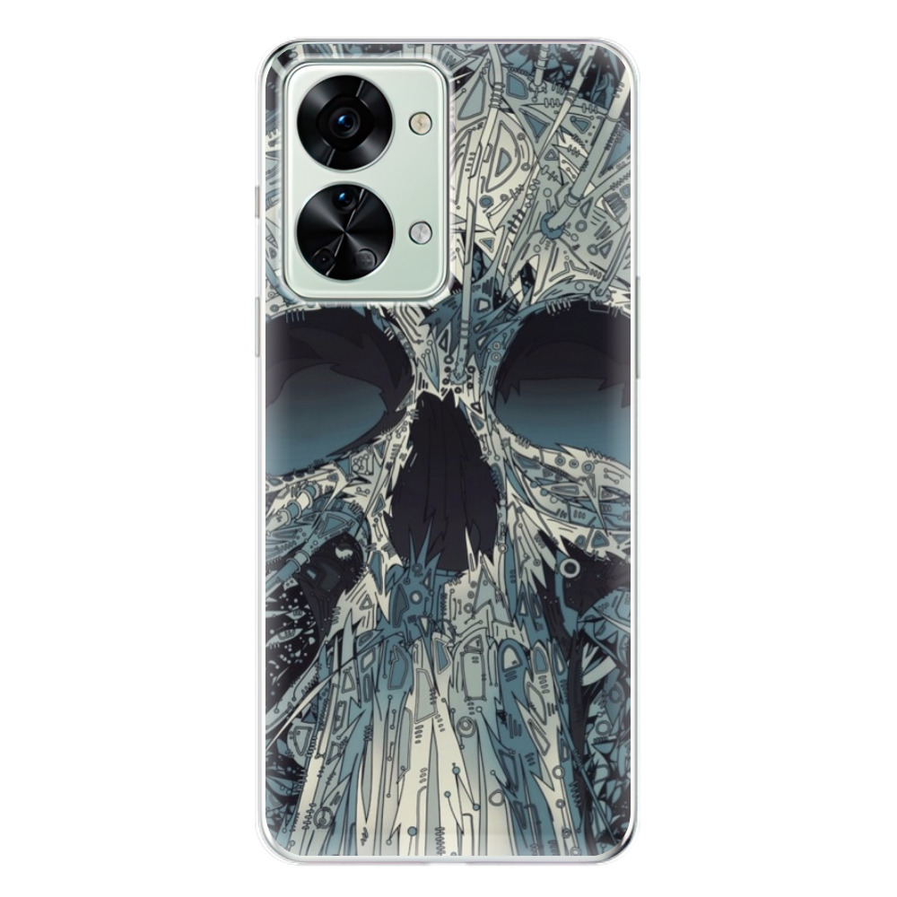 Odolné silikonové pouzdro iSaprio - Abstract Skull - OnePlus Nord 2T 5G