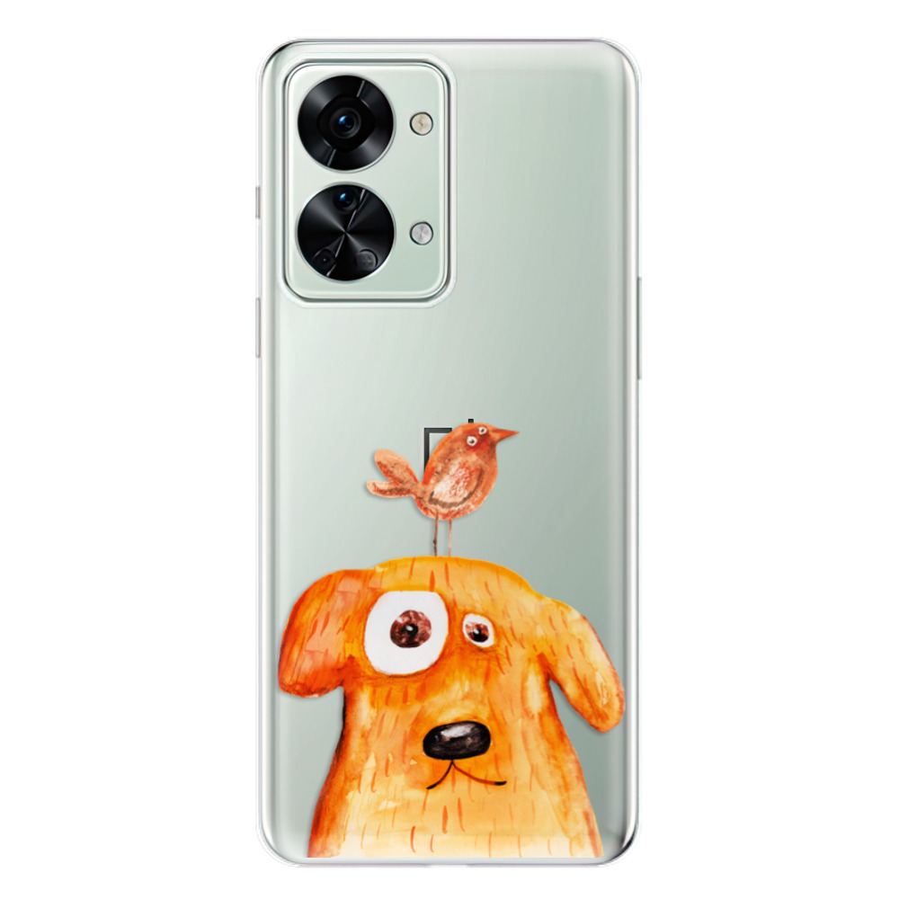 Odolné silikonové pouzdro iSaprio - Dog And Bird - OnePlus Nord 2T 5G