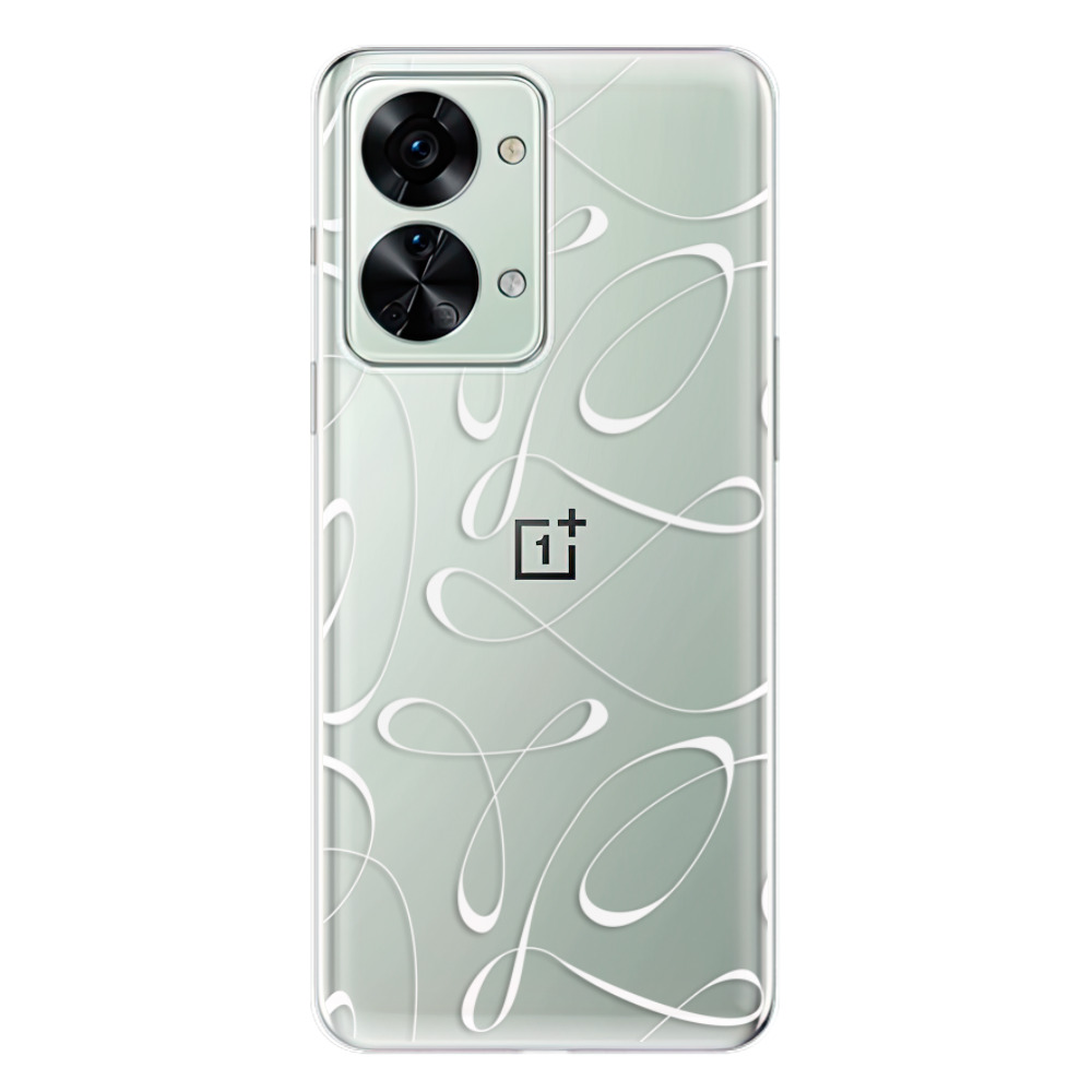 Odolné silikonové pouzdro iSaprio - Fancy - white - OnePlus Nord 2T 5G