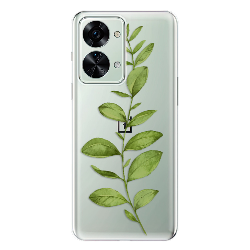 Odolné silikonové pouzdro iSaprio - Green Plant 01 - OnePlus Nord 2T 5G
