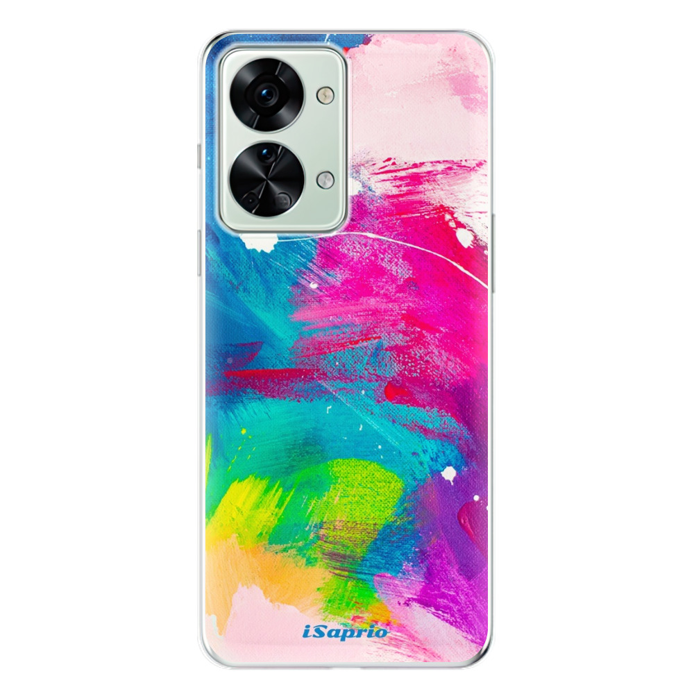 Odolné silikonové pouzdro iSaprio - Abstract Paint 03 - OnePlus Nord 2T 5G