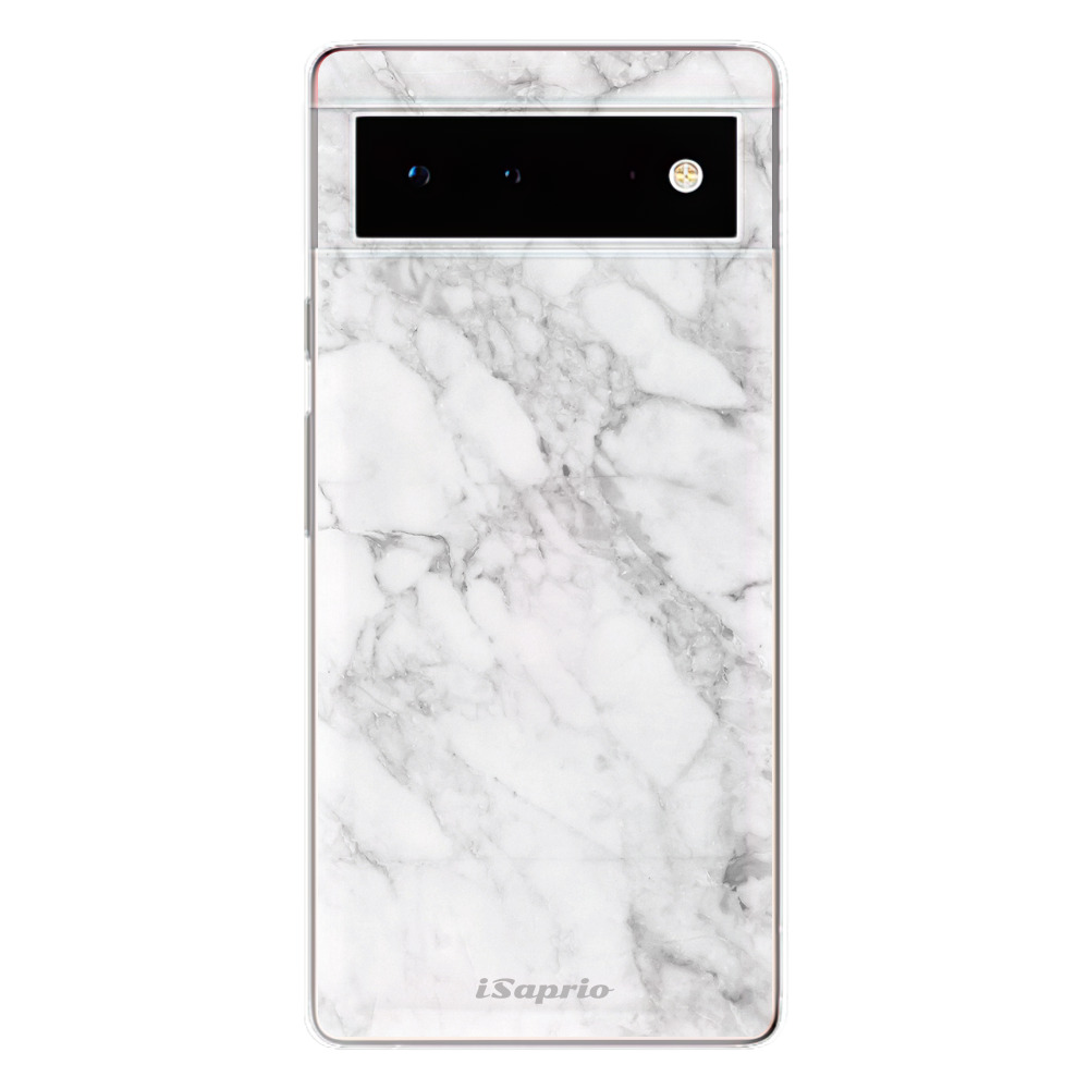 Odolné silikonové pouzdro iSaprio - SilverMarble 14 - Google Pixel 6 5G