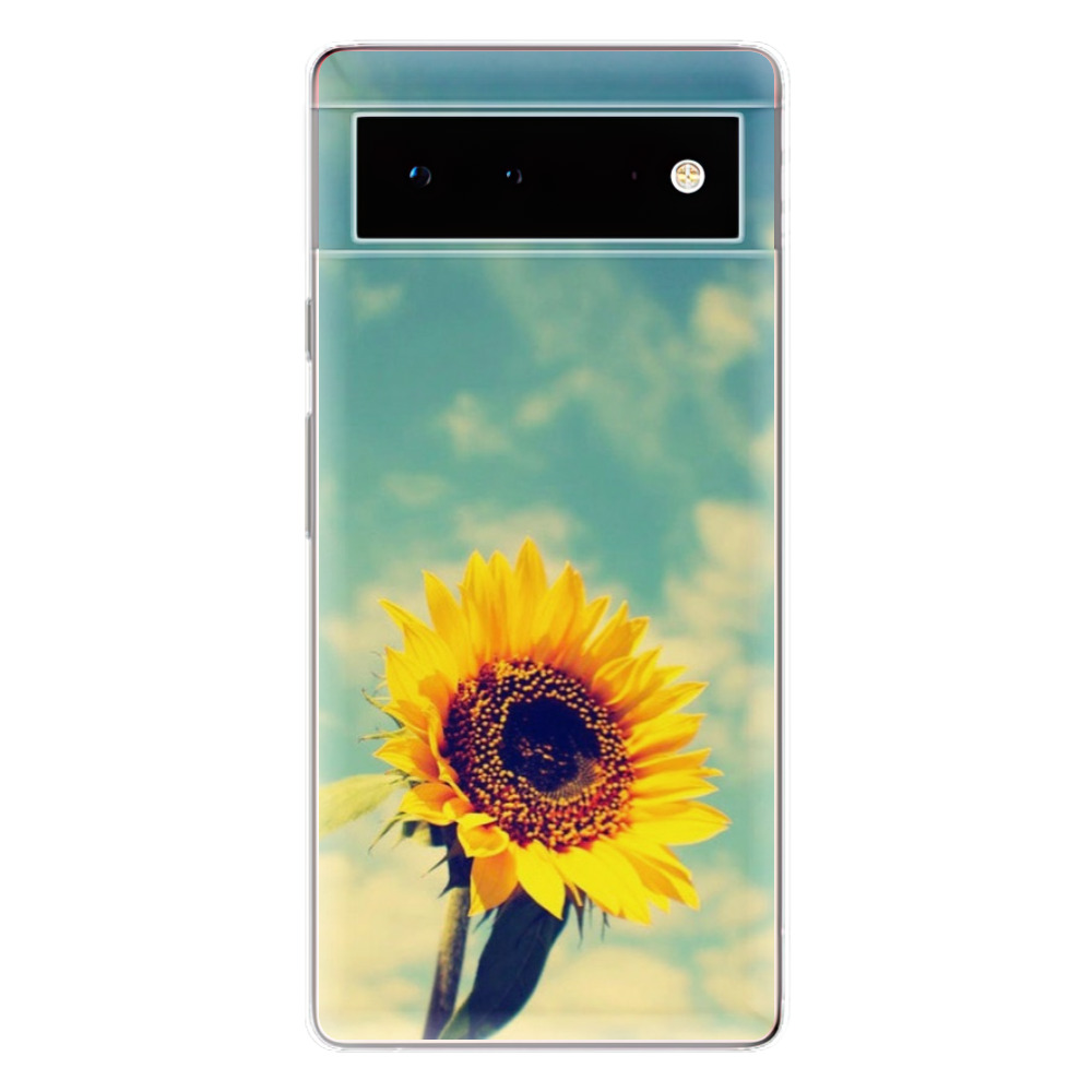 Odolné silikonové pouzdro iSaprio - Sunflower 01 - Google Pixel 6 5G