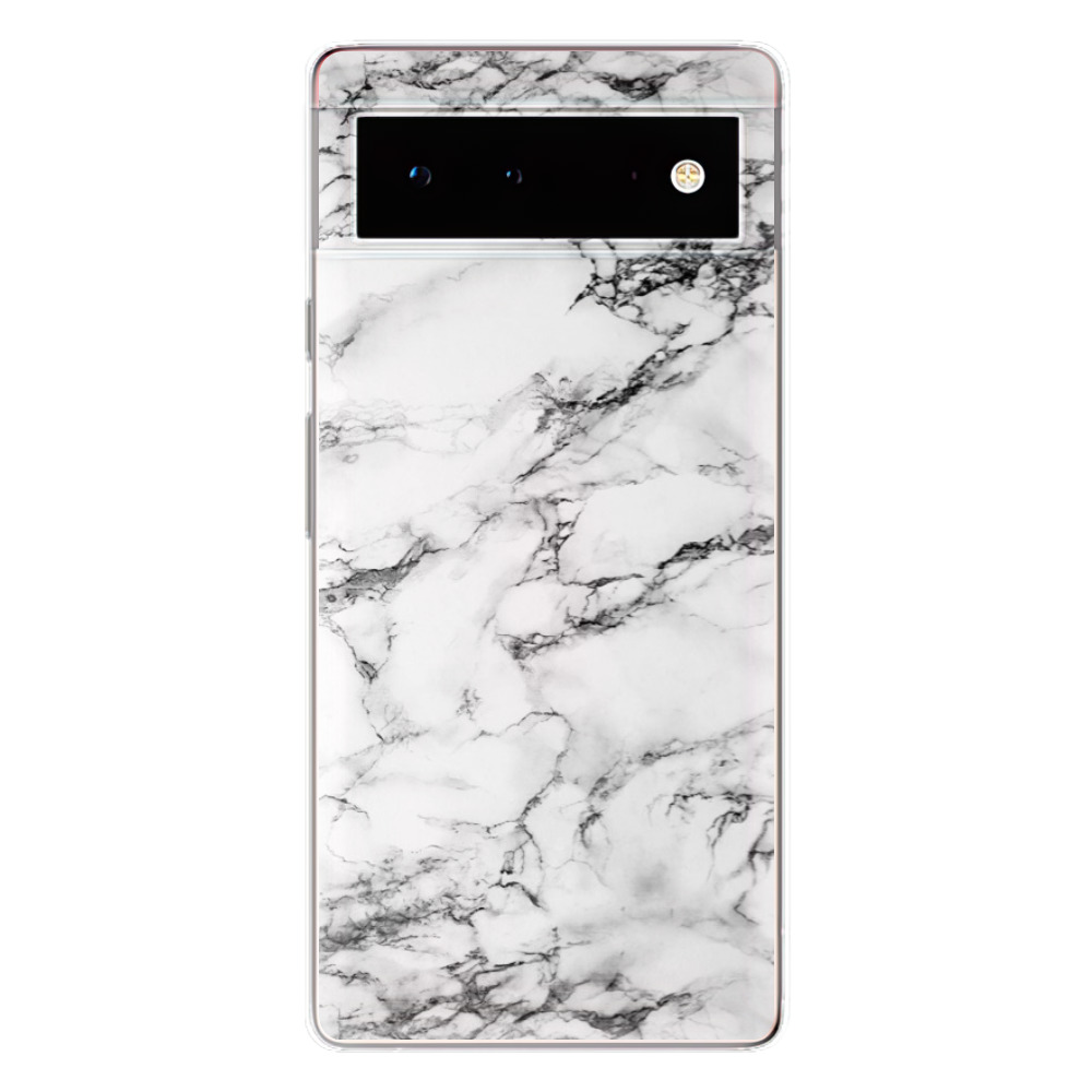 Odolné silikonové pouzdro iSaprio - White Marble 01 - Google Pixel 6 5G
