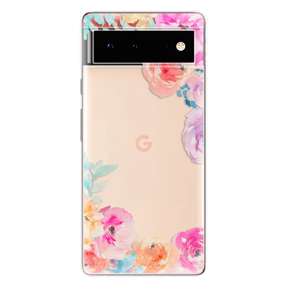Odolné silikonové pouzdro iSaprio - Flower Brush - Google Pixel 6 5G