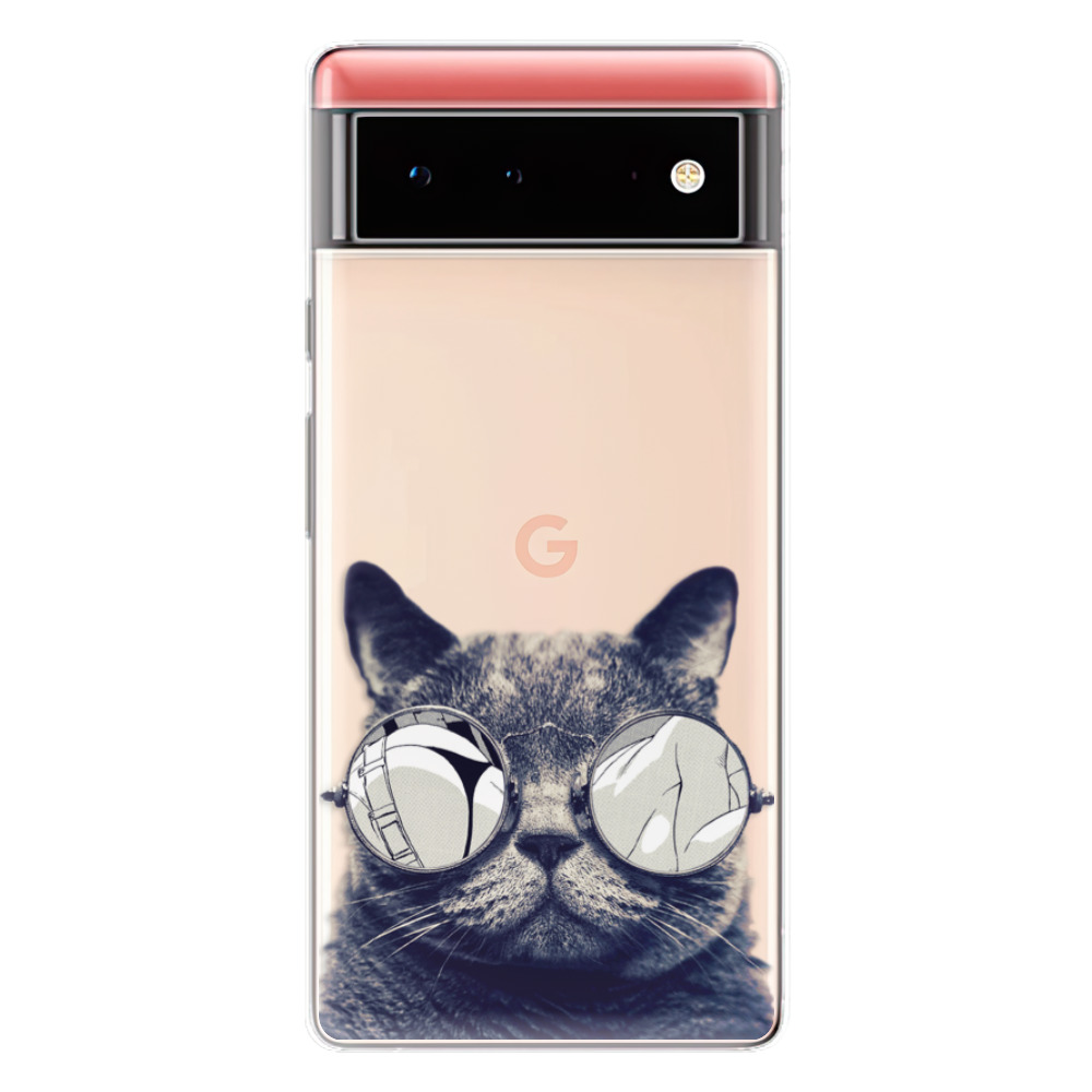 Odolné silikonové pouzdro iSaprio - Crazy Cat 01 - Google Pixel 6 5G