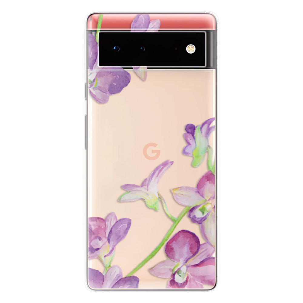 Odolné silikonové pouzdro iSaprio - Purple Orchid - Google Pixel 6 5G