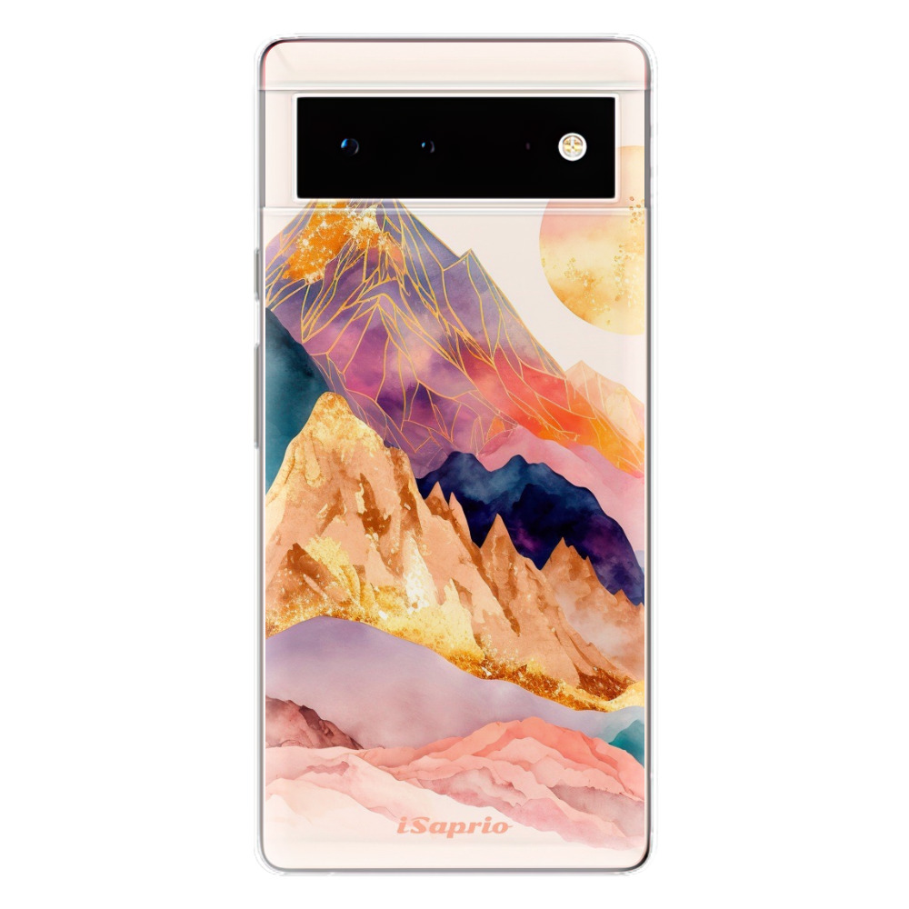 Odolné silikonové pouzdro iSaprio - Abstract Mountains - Google Pixel 6 5G