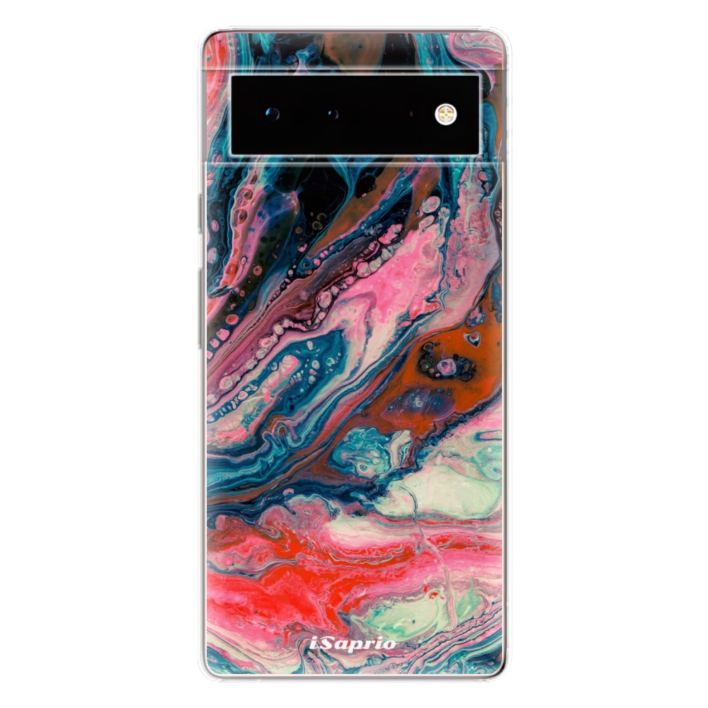 Odolné silikonové pouzdro iSaprio - Abstract Paint 01 - Google Pixel 6 5G
