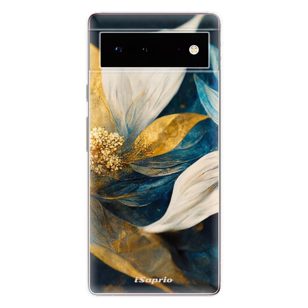 Odolné silikonové pouzdro iSaprio - Gold Petals - Google Pixel 6 5G