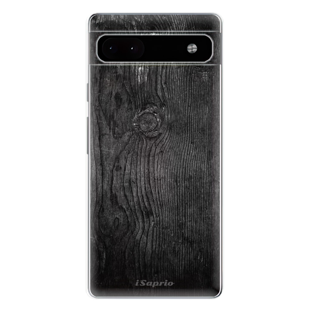 Odolné silikonové pouzdro iSaprio - Black Wood 13 - Google Pixel 6a 5G
