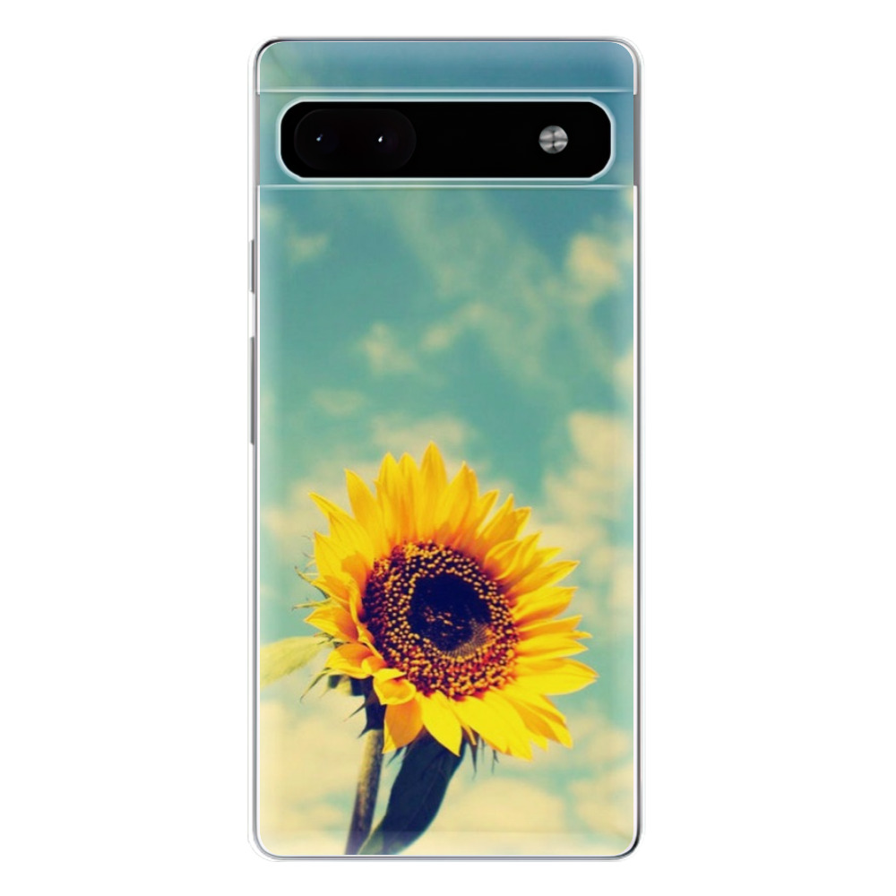 Odolné silikonové pouzdro iSaprio - Sunflower 01 - Google Pixel 6a 5G