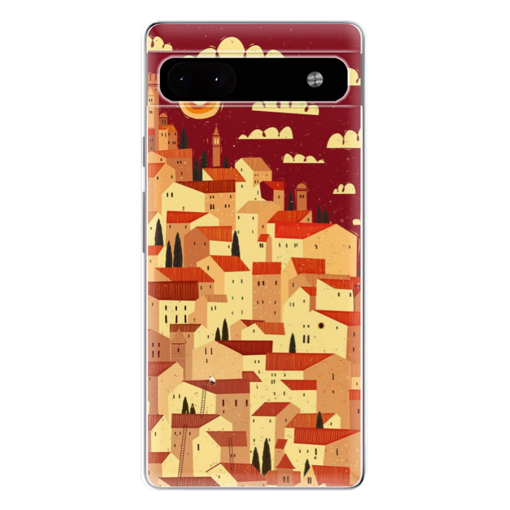 Odolné silikonové pouzdro iSaprio - Mountain City - Google Pixel 6a 5G
