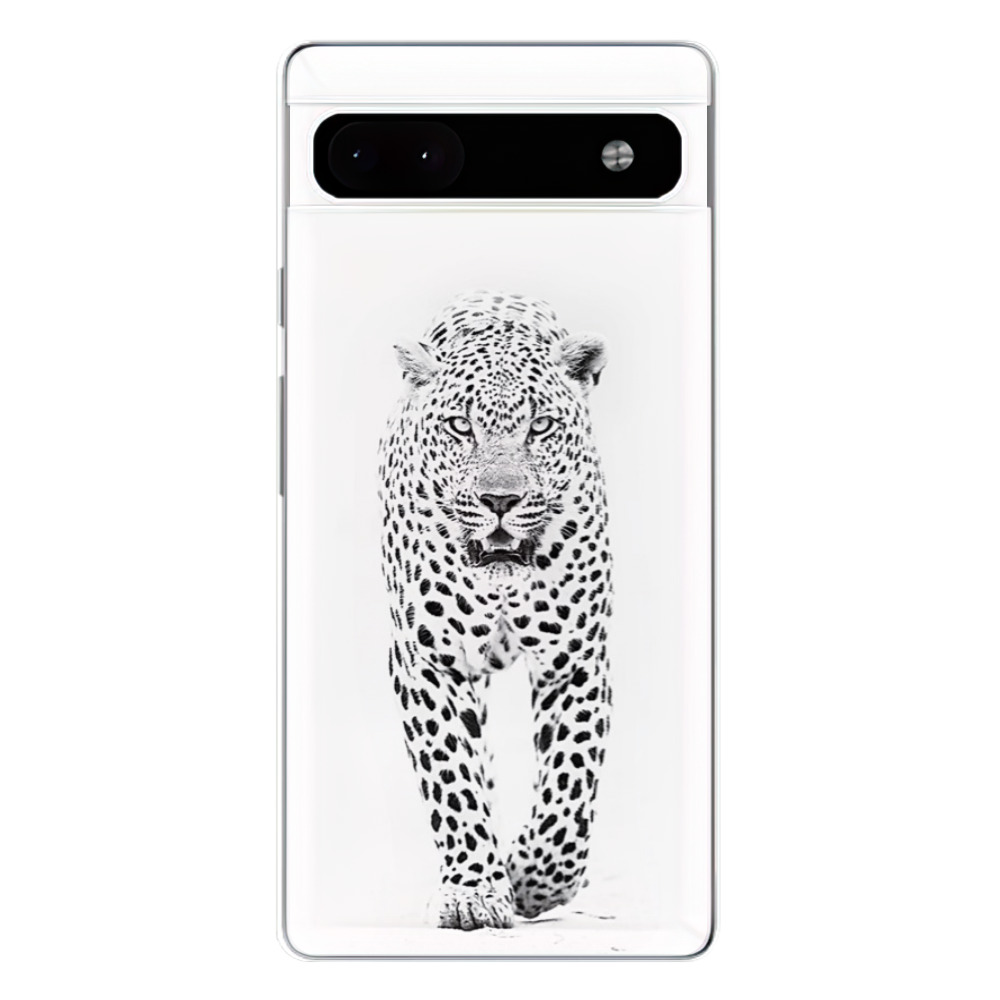 Odolné silikonové pouzdro iSaprio - White Jaguar - Google Pixel 6a 5G