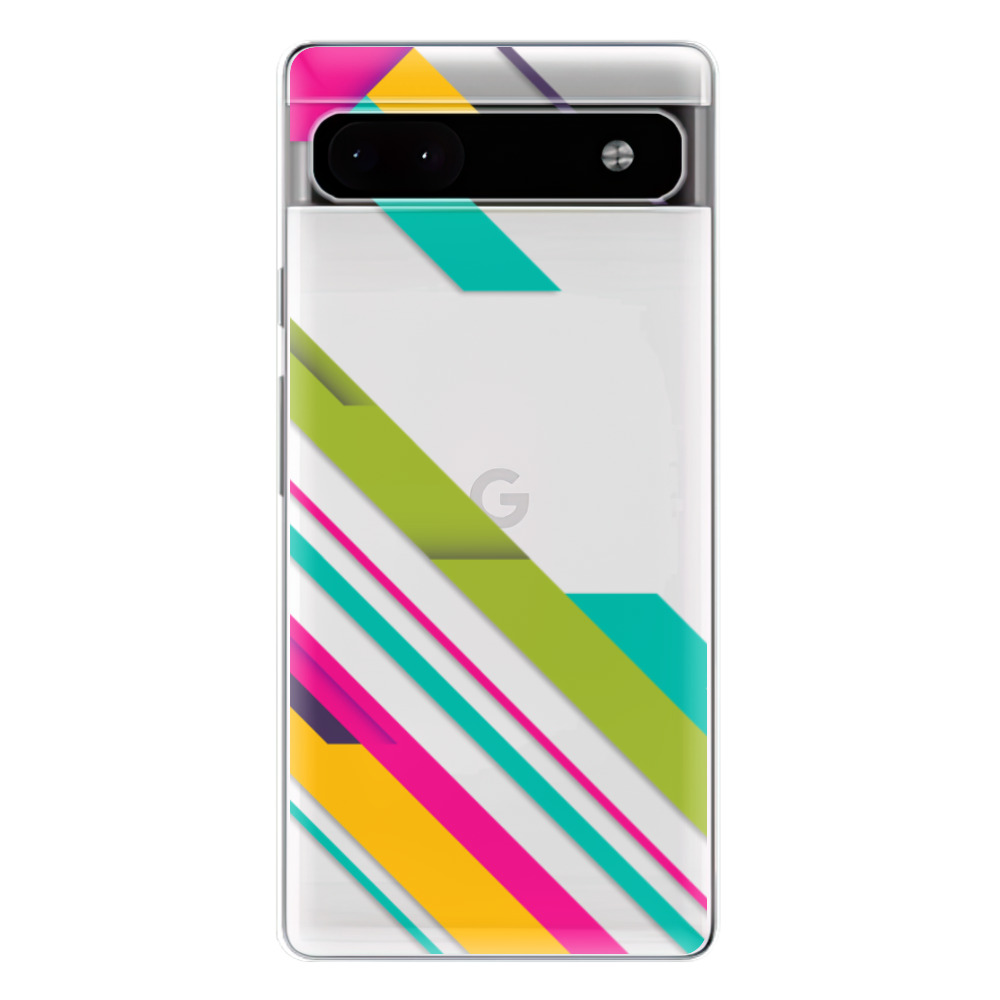 Odolné silikonové pouzdro iSaprio - Color Stripes 03 - Google Pixel 6a 5G