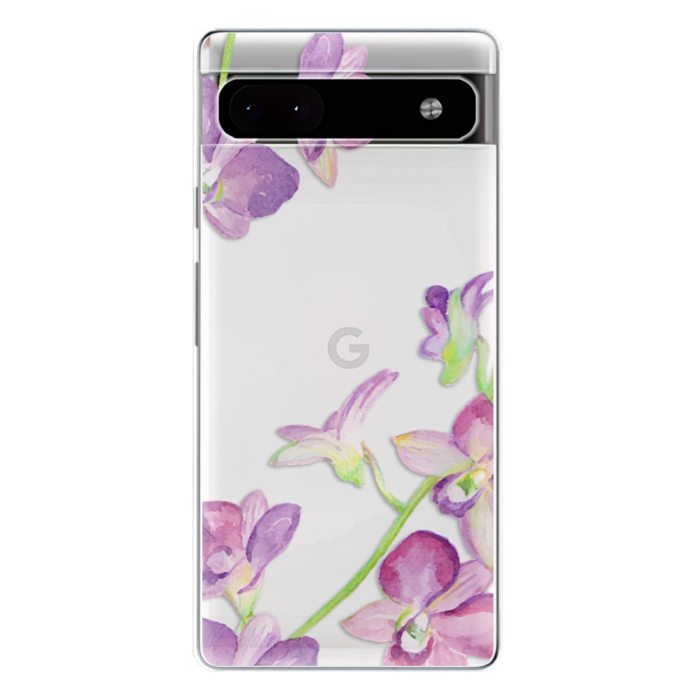 Odolné silikonové pouzdro iSaprio - Purple Orchid - Google Pixel 6a 5G