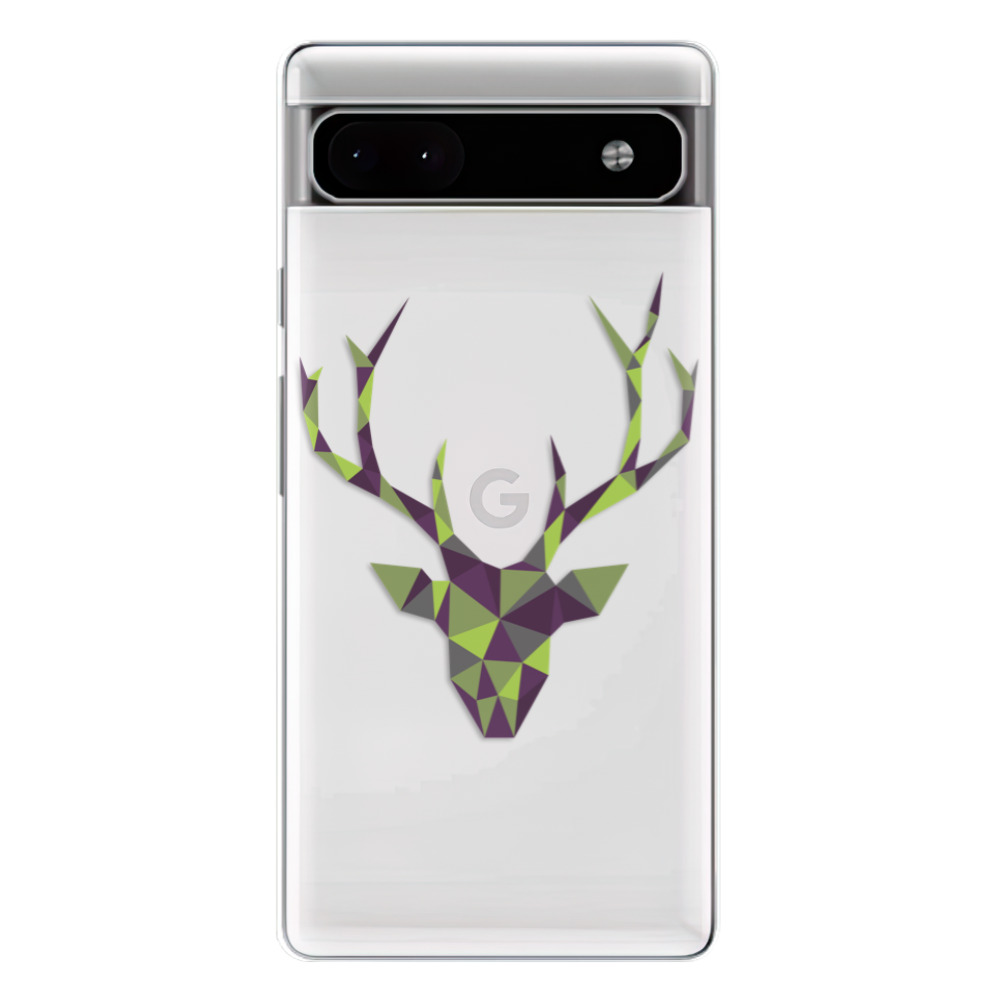 Odolné silikonové pouzdro iSaprio - Deer Green - Google Pixel 6a 5G