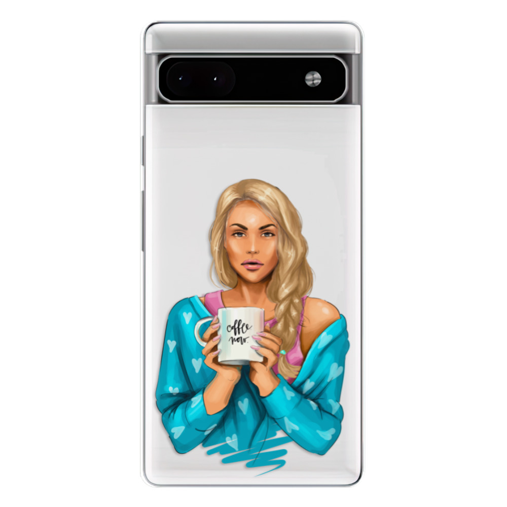 Odolné silikonové pouzdro iSaprio - Coffe Now - Blond - Google Pixel 6a 5G