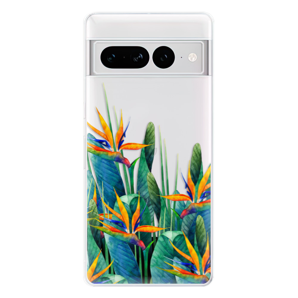 Odolné silikonové pouzdro iSaprio - Exotic Flowers - Google Pixel 7 Pro 5G