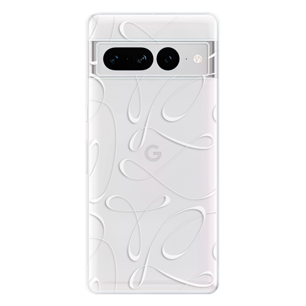 Odolné silikonové pouzdro iSaprio - Fancy - white - Google Pixel 7 Pro 5G