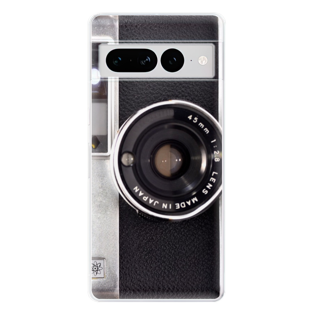 Odolné silikonové pouzdro iSaprio - Vintage Camera 01 - Google Pixel 7 Pro 5G