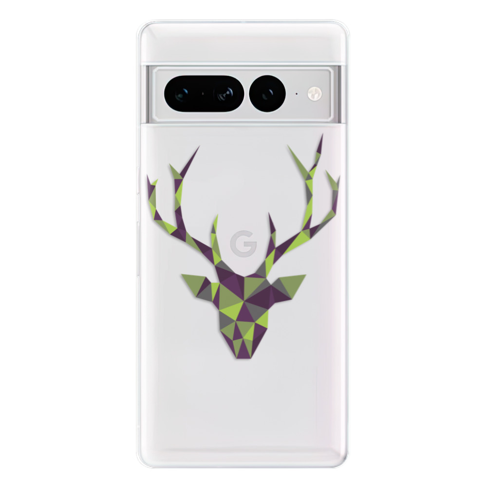 Odolné silikonové pouzdro iSaprio - Deer Green - Google Pixel 7 Pro 5G