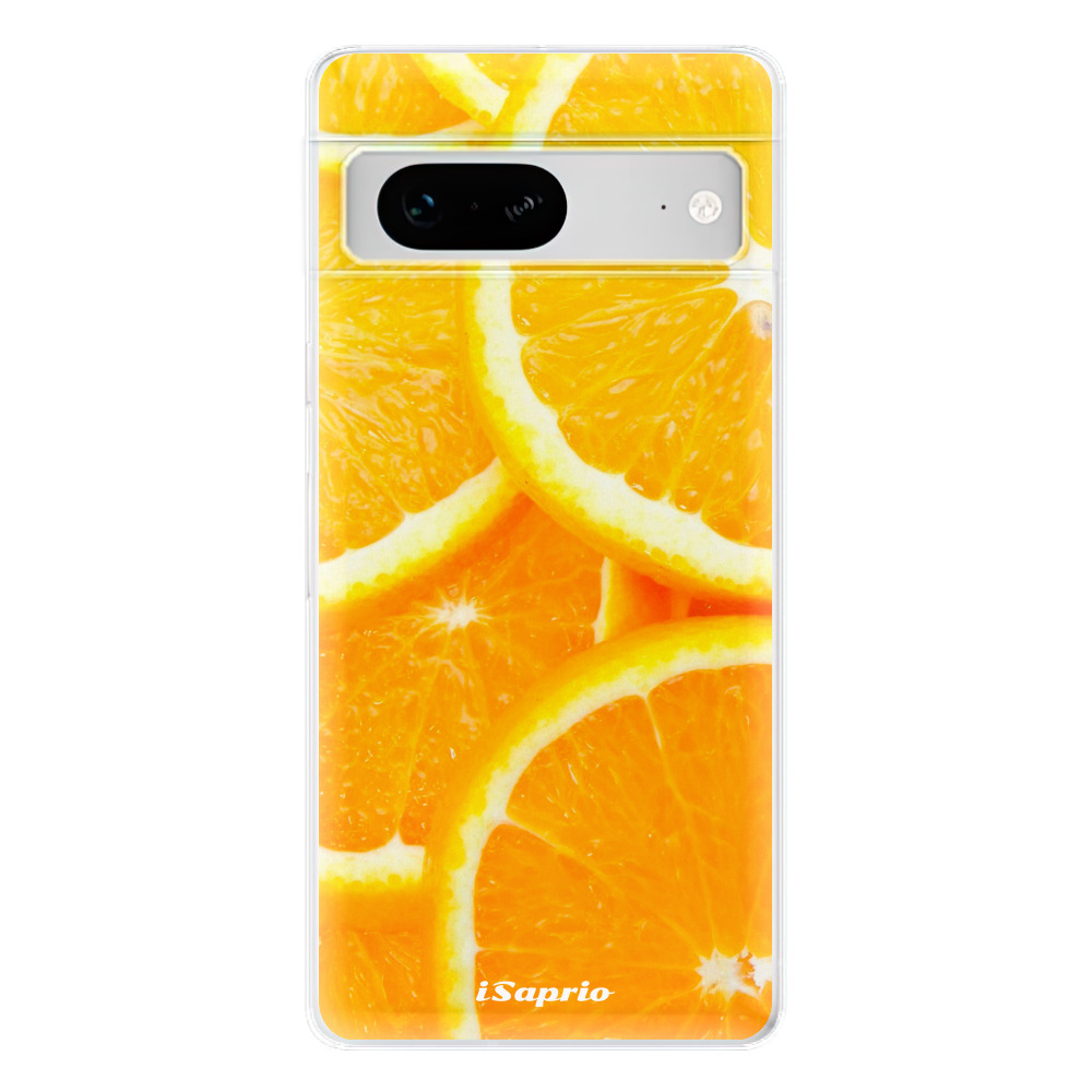 Odolné silikonové pouzdro iSaprio - Orange 10 - Google Pixel 7 5G