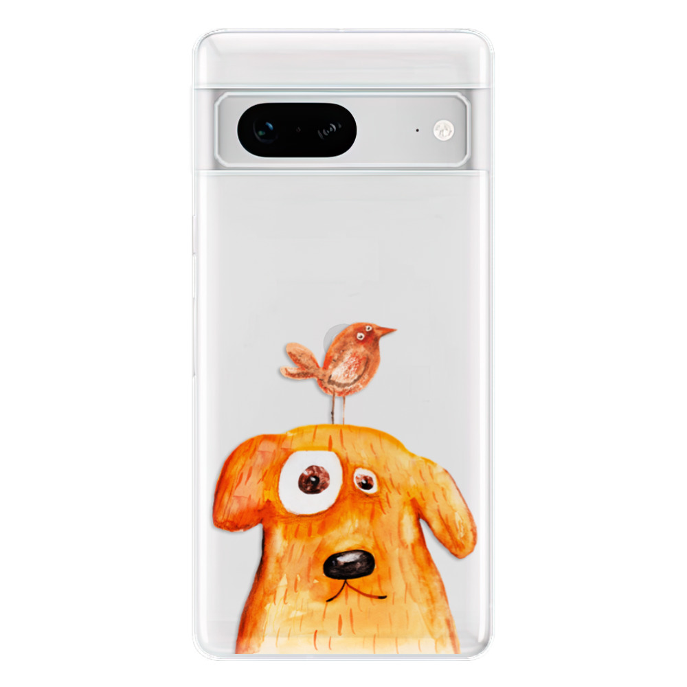 Odolné silikonové pouzdro iSaprio - Dog And Bird - Google Pixel 7 5G