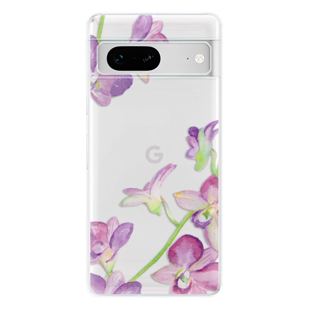 Odolné silikonové pouzdro iSaprio - Purple Orchid - Google Pixel 7 5G