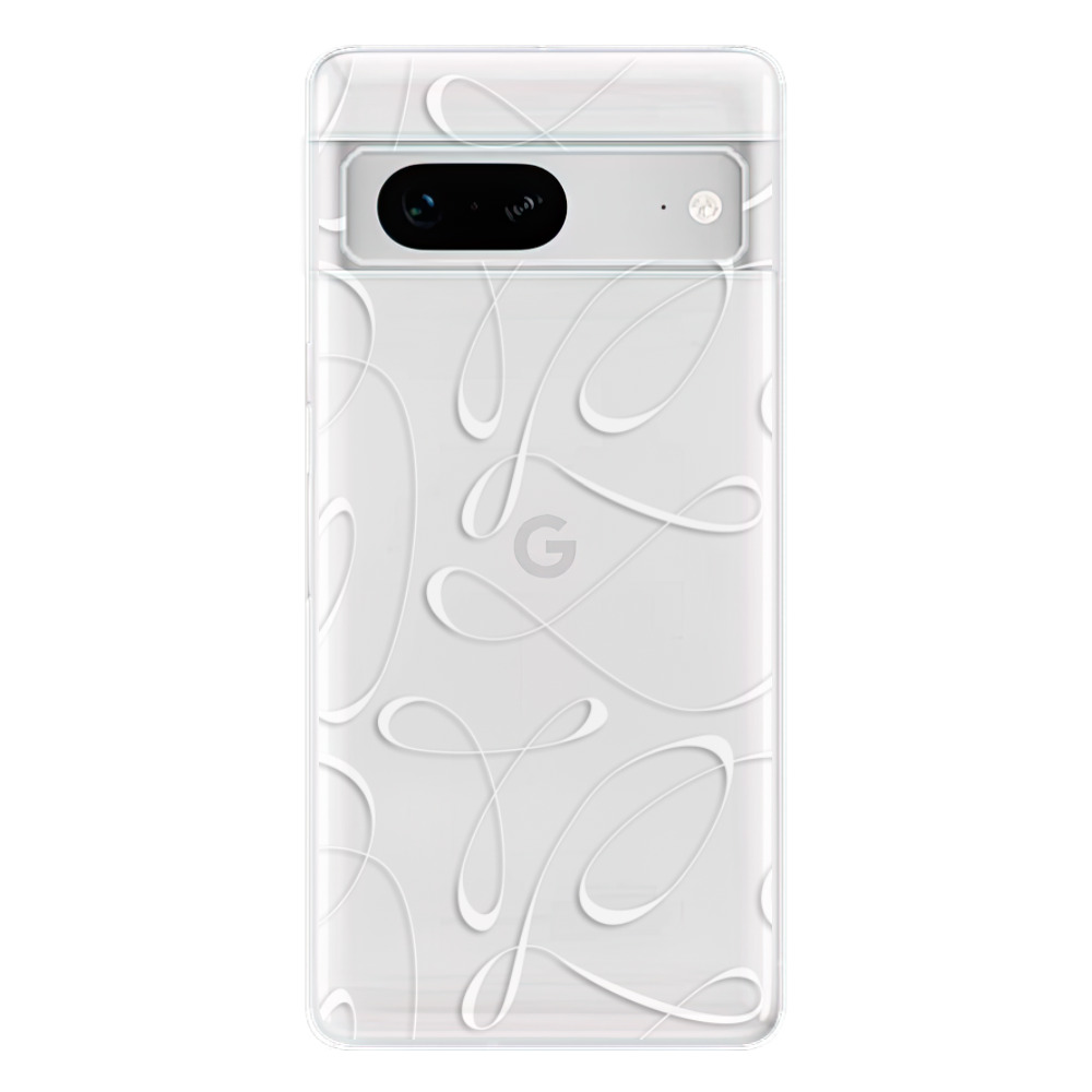 Odolné silikonové pouzdro iSaprio - Fancy - white - Google Pixel 7 5G