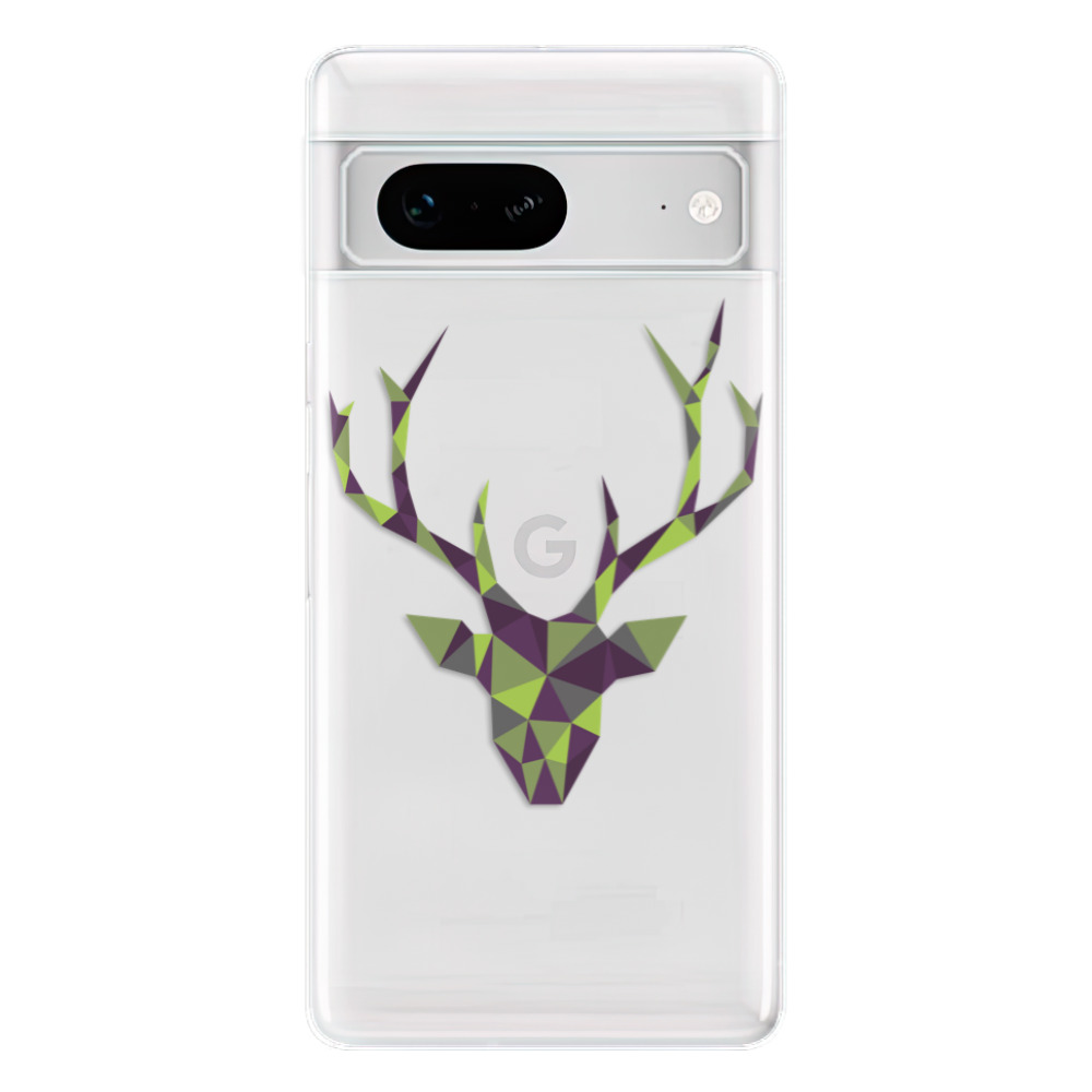 Odolné silikonové pouzdro iSaprio - Deer Green - Google Pixel 7 5G