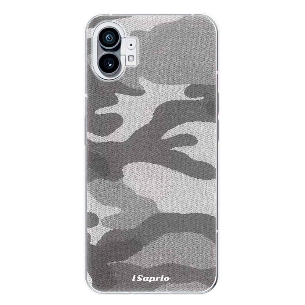 Odolné silikonové pouzdro iSaprio - Gray Camuflage 02 - Nothing Phone (1)