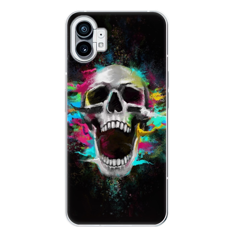 Odolné silikonové pouzdro iSaprio - Skull in Colors - Nothing Phone (1)