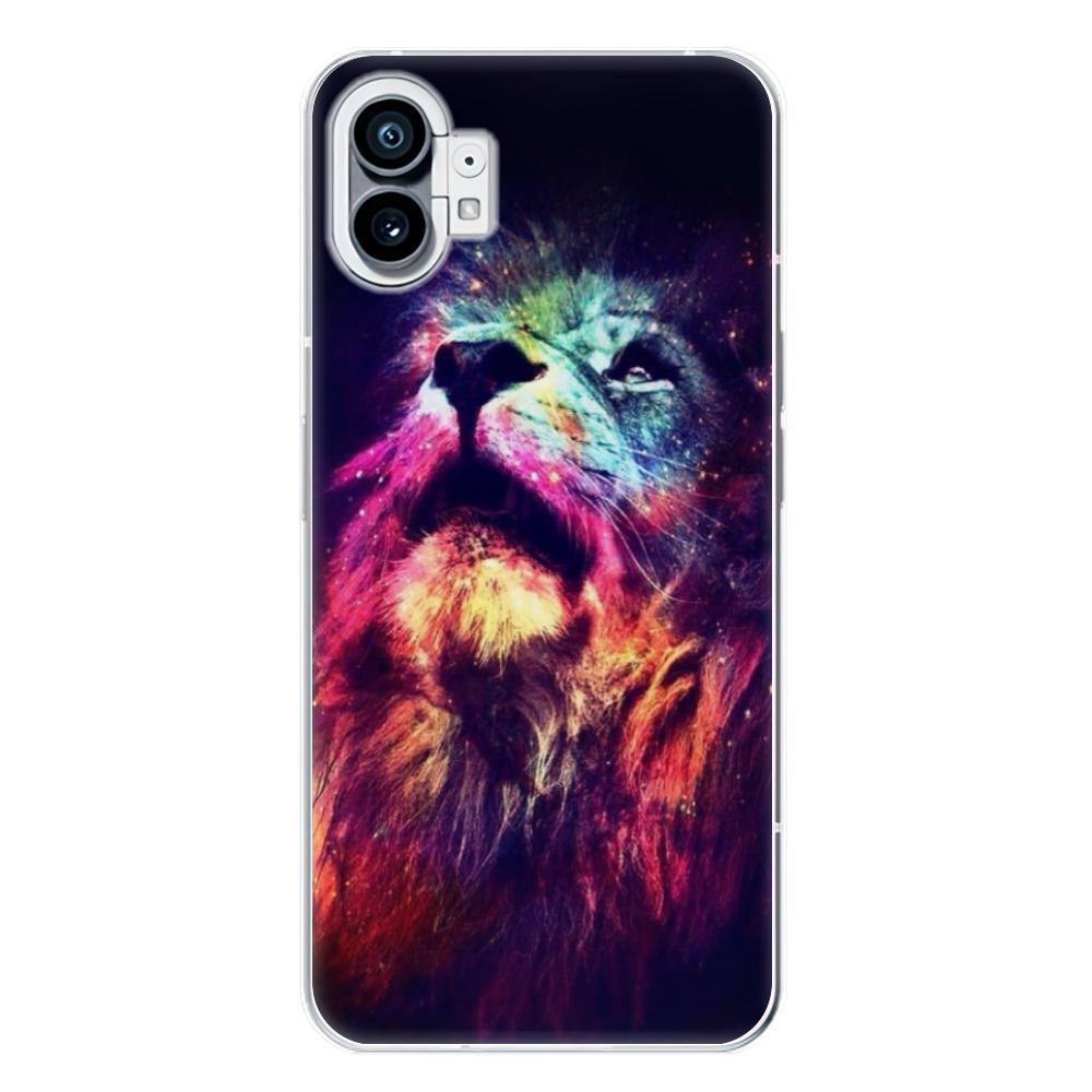 Odolné silikonové pouzdro iSaprio - Lion in Colors - Nothing Phone (1)