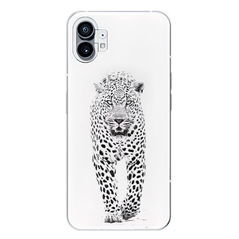 Odolné silikonové pouzdro iSaprio - White Jaguar - Nothing Phone (1)