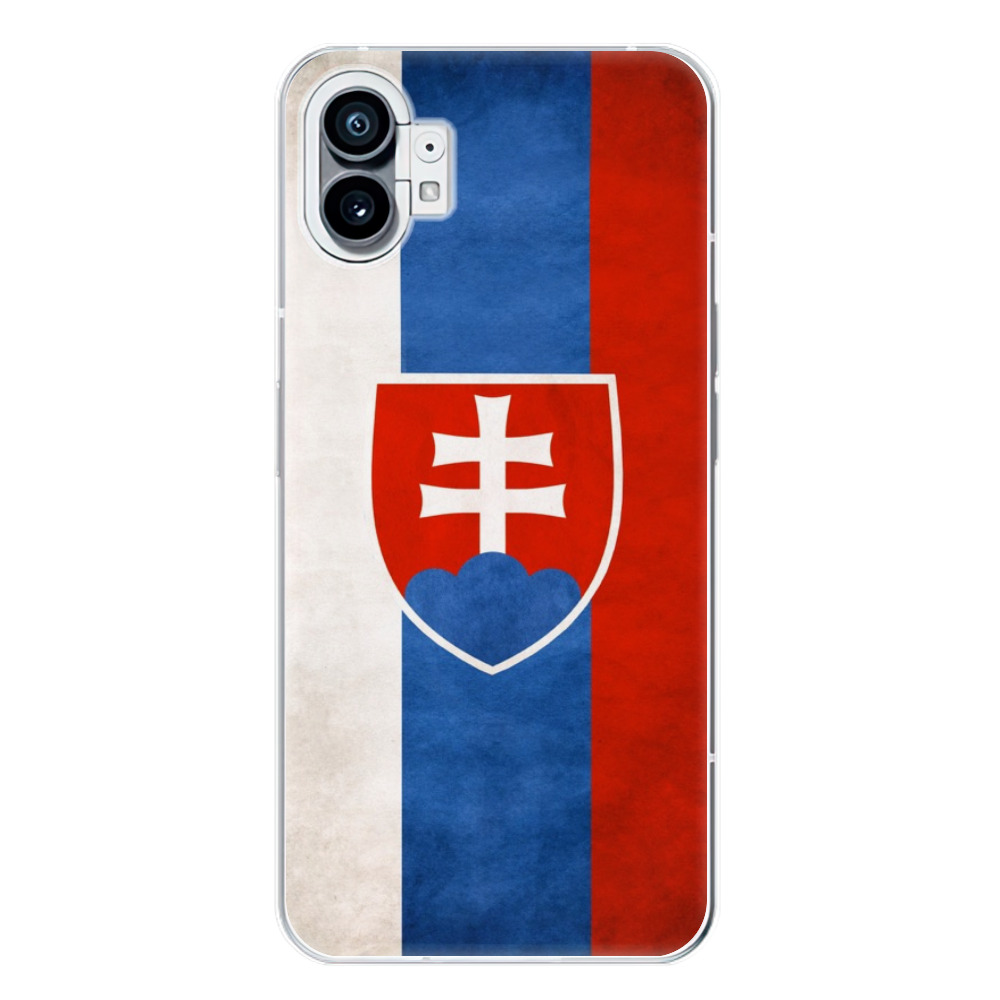 Odolné silikonové pouzdro iSaprio - Slovakia Flag - Nothing Phone (1)
