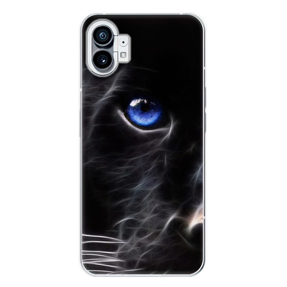 Odolné silikonové pouzdro iSaprio - Black Puma - Nothing Phone (1)