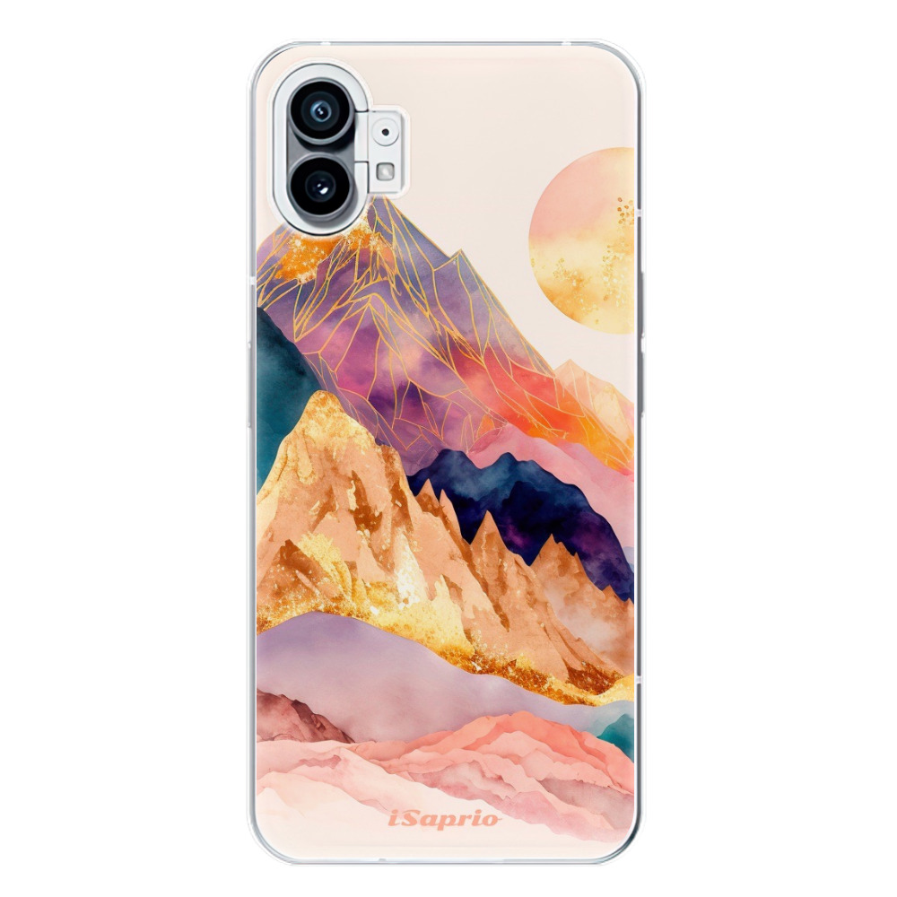 Odolné silikonové pouzdro iSaprio - Abstract Mountains - Nothing Phone (1)