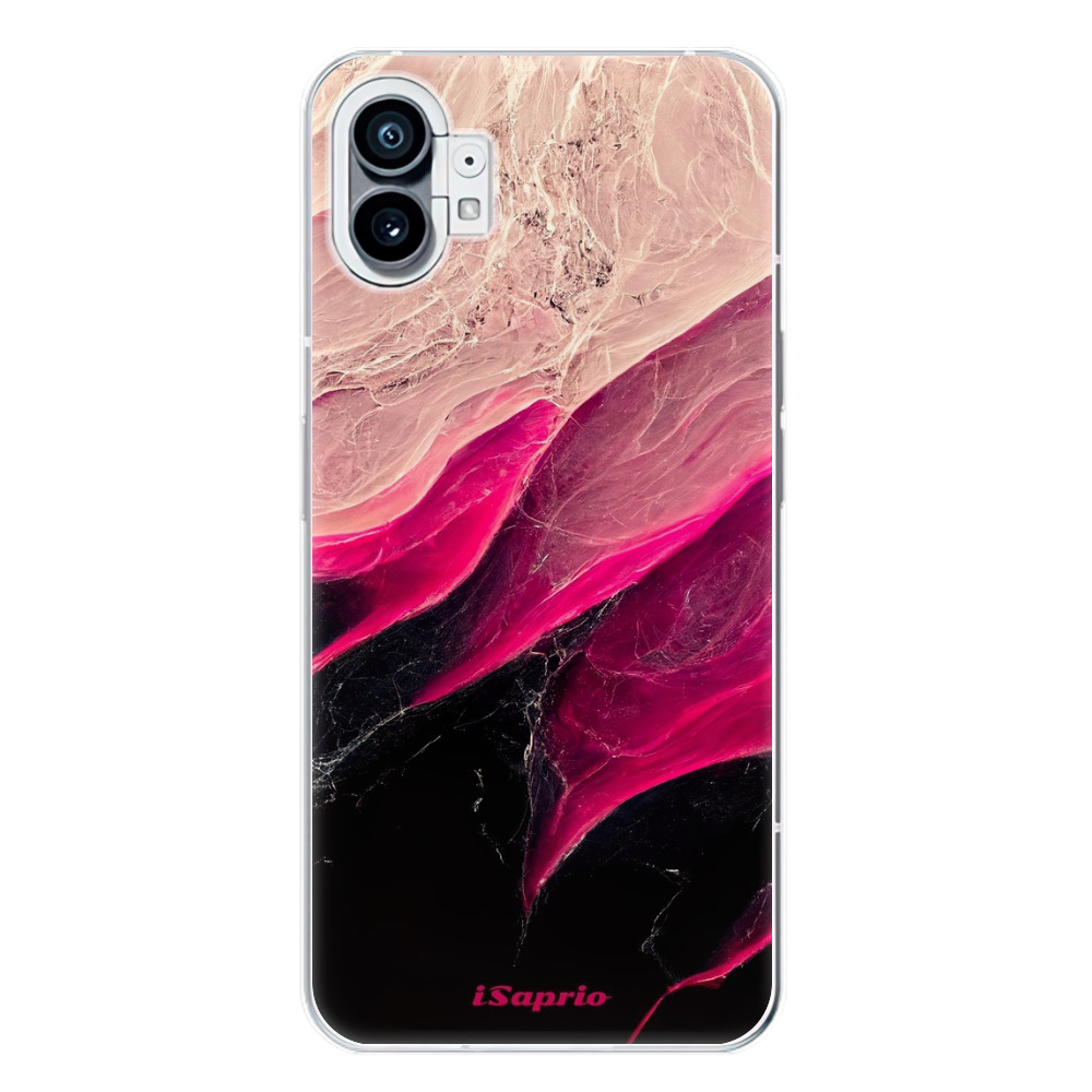 Odolné silikonové pouzdro iSaprio - Black and Pink - Nothing Phone (1)