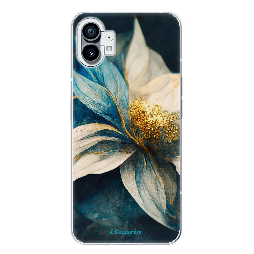 Odolné silikonové pouzdro iSaprio - Blue Petals - Nothing Phone (1)