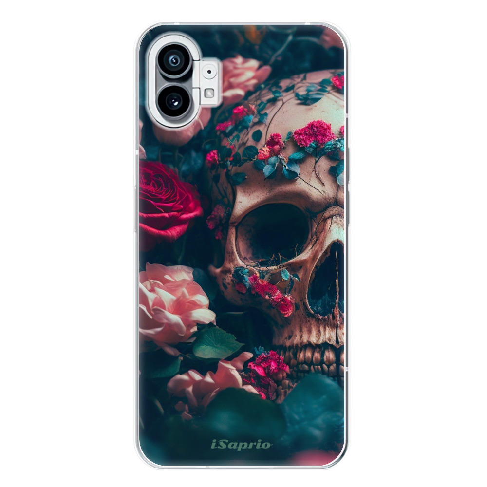 Odolné silikonové pouzdro iSaprio - Skull in Roses - Nothing Phone (1)