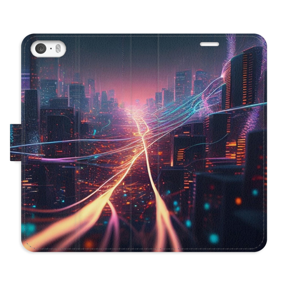 Flipové pouzdro iSaprio - Modern City - iPhone 5/5S/SE