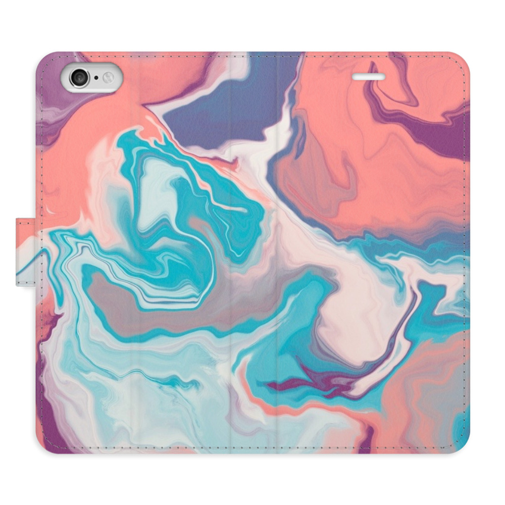 Flipové pouzdro iSaprio - Abstract Paint 06 - iPhone 6/6S