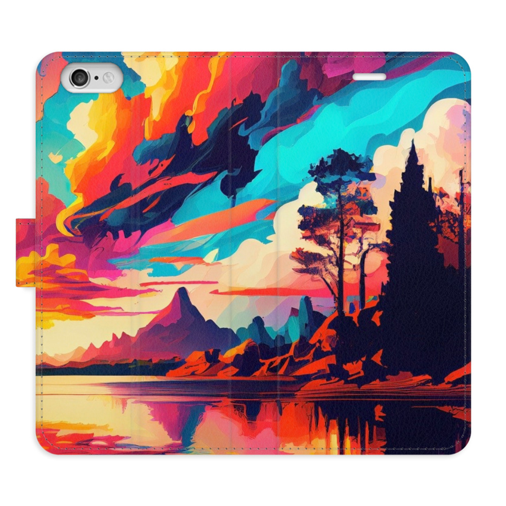 Flipové pouzdro iSaprio - Colorful Mountains 02 - iPhone 6/6S