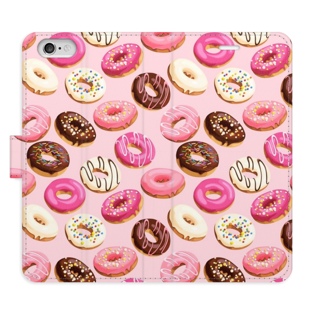 Flipové pouzdro iSaprio - Donuts Pattern 03 - iPhone 6/6S