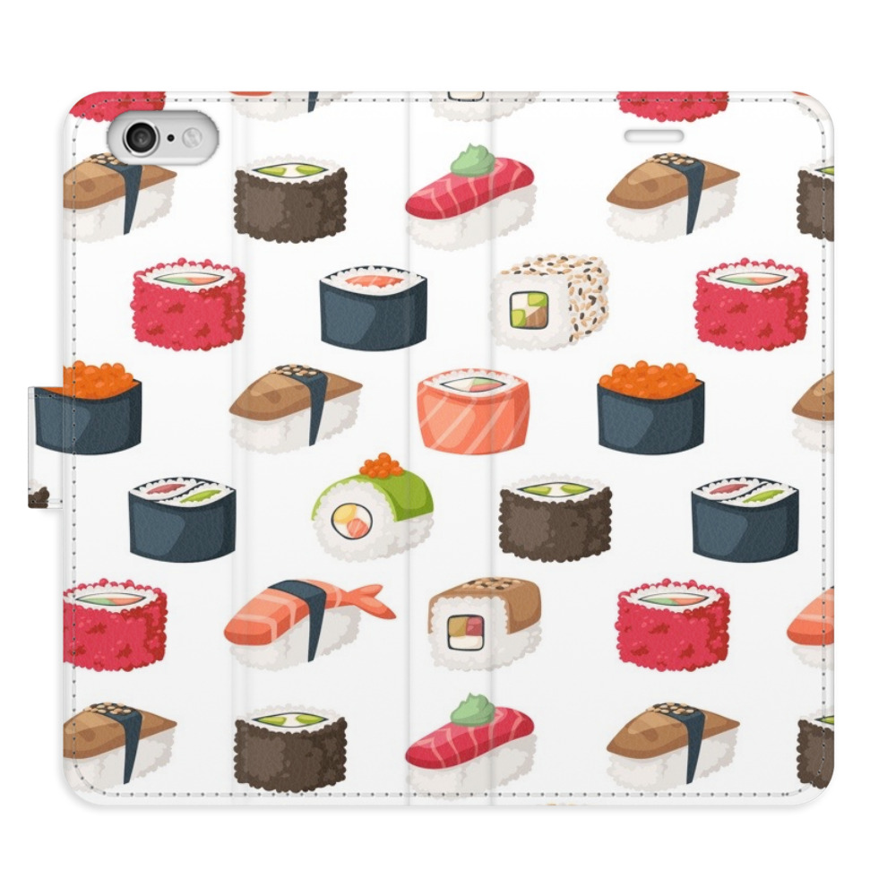 Flipové pouzdro iSaprio - Sushi Pattern 02 - iPhone 6/6S
