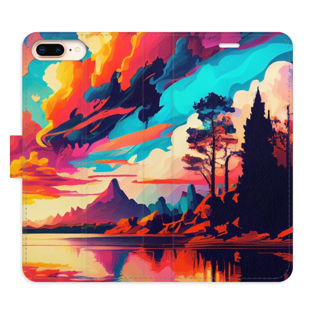 Flipové pouzdro iSaprio - Colorful Mountains 02 - iPhone 7 Plus