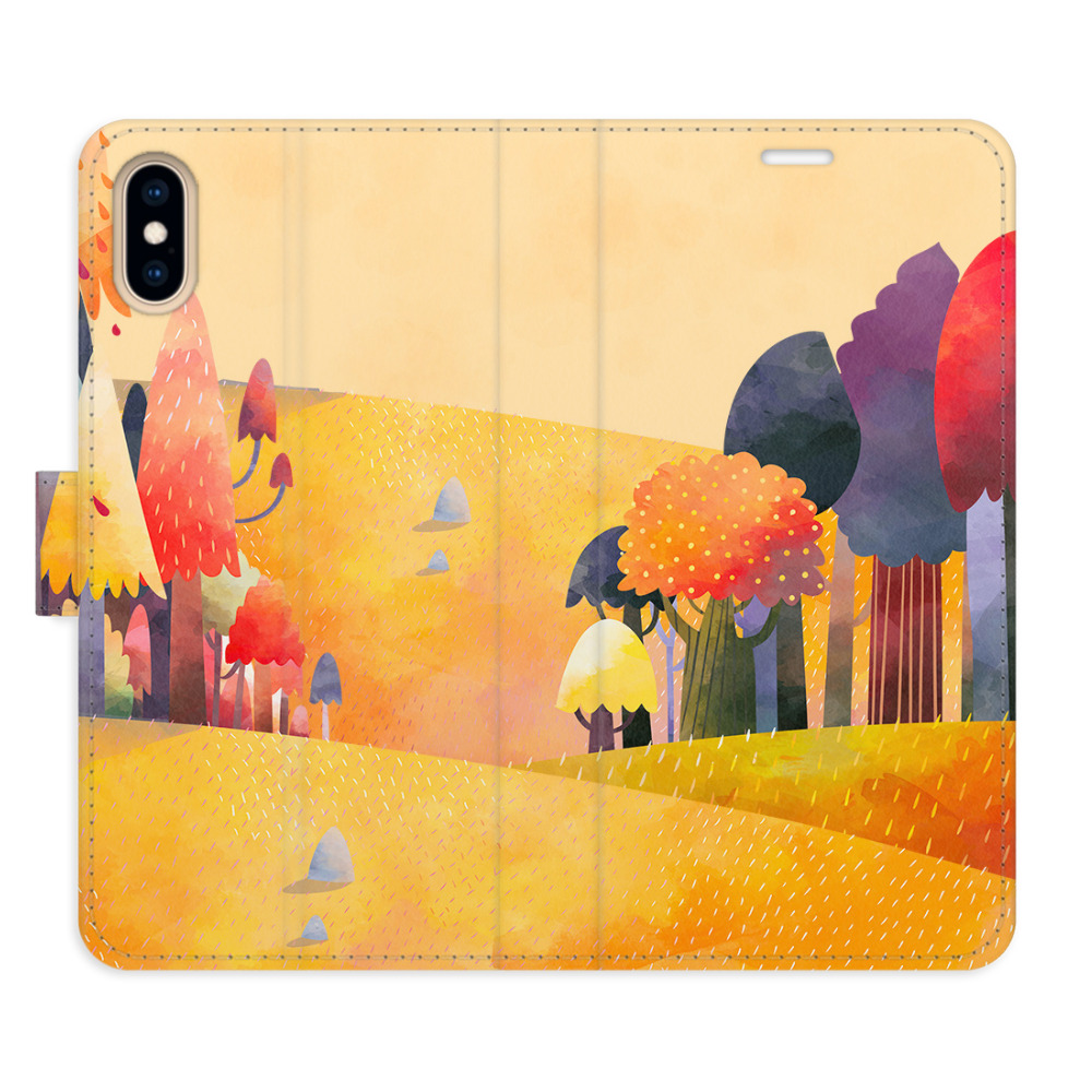 Flipové pouzdro iSaprio - Autumn Forest - iPhone X/XS