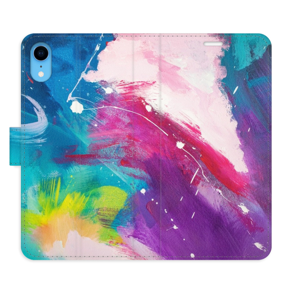 Levně Flipové pouzdro iSaprio - Abstract Paint 05 - iPhone XR