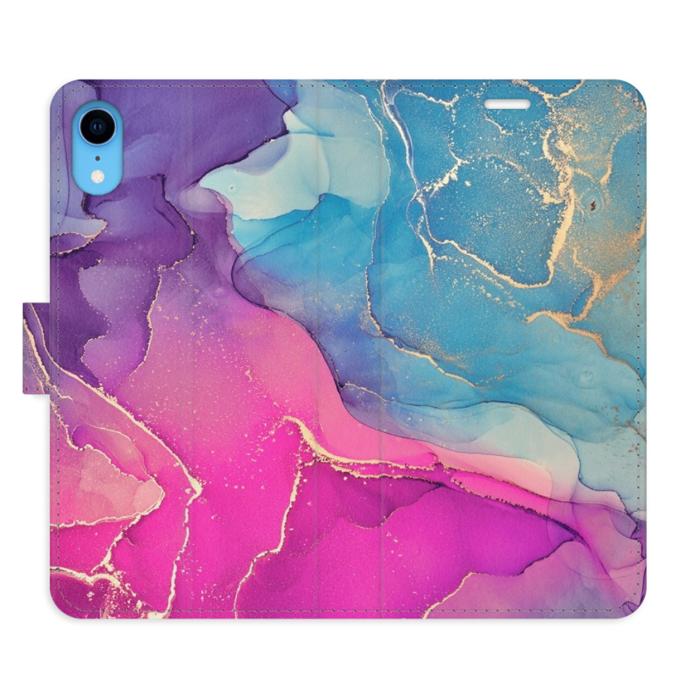 Flipové pouzdro iSaprio - Colour Marble 02 - iPhone XR